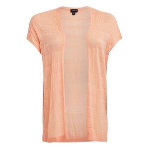 Torrid Pointelle Kimono Cardigan Open Front Sweater Corral Size 00/0